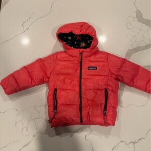 Pink Patagonia Puffer Jacket with Hood 2T